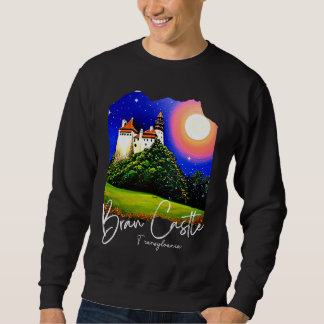 Sweatshirt Château de Bran Transylvanie Maison de Dracula Pei