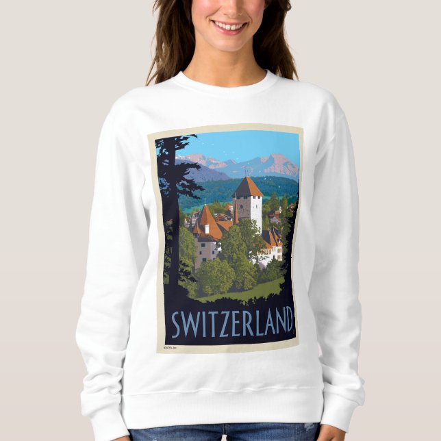 Sweatshirt Château de Chillon | Suisse (Devant)
