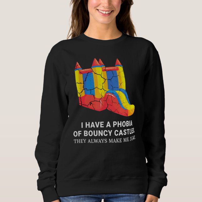 Sweatshirt Château Gonflable Inspiré Maison Gonflable Liée Go (Devant)