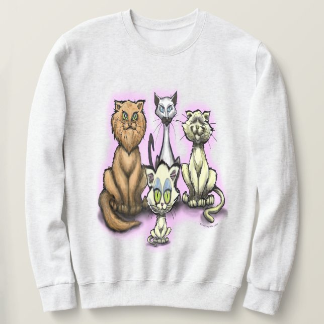 Sweatshirt Chats (Design devant)