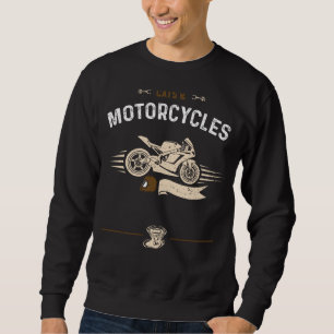 Sweatshirt Chats Chats & Motocyclettes Citations de Motocycle