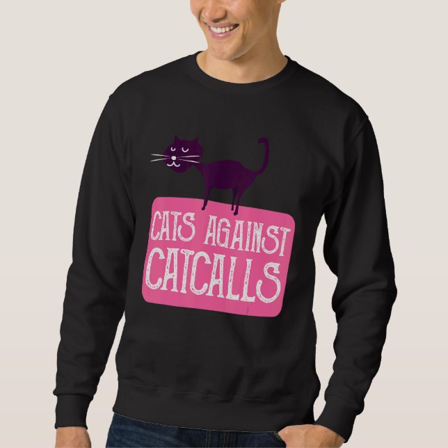 Sweatshirt Chats contre les catalogues (Devant)