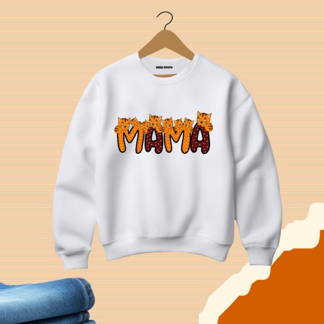 Sweatshirt Chats couchants (Créateur téléchargé)