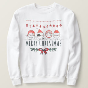 Sweatshirt Chats de Noël