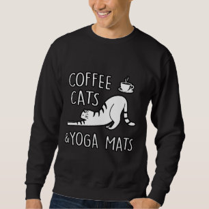 Sweatshirt Chats de yoga 29