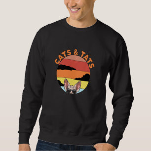 Sweatshirt Chats Et Tats - Drôle Chat Tatouage Lover Sphynx C