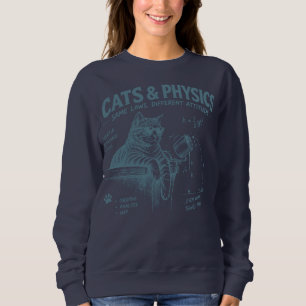 Sweatshirt Chats & Physique : Pattes, Lois & Rires