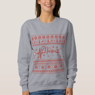 Sweatshirt Chaud de Noël joyeux et moche