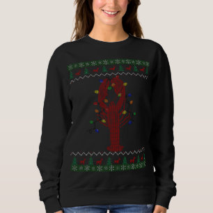 Sweatshirt Chaud de Noël moche Louisiane écume