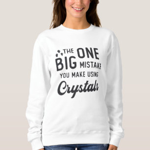 Sweatshirt Chauffage de cristal que vous faites à l'aide de c