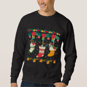 Sweatshirt Chaussettes de Noël X-Mas Lumières Cadeau Parfait
