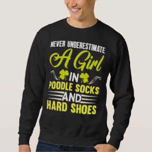 Sweatshirt Chaussettes De Poodle Et Chaussures Dures Irlandai
