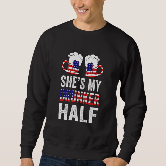 Sweatshirt Chaussure Mon Couple Moitié Correspondant Couple B (Devant)