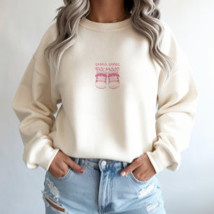 Sweatshirt Chaussures bébé rose clair pour la fête des premiè