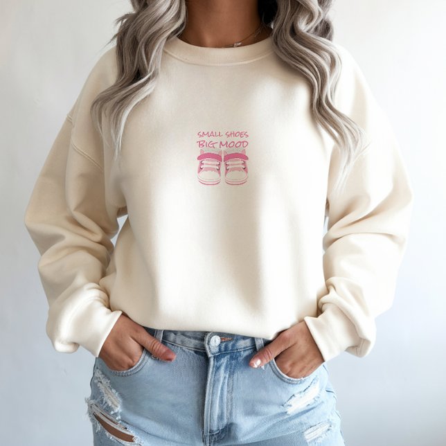 Sweatshirt Chaussures bébé rose clair pour la fête des premiè (Créateur téléchargé)