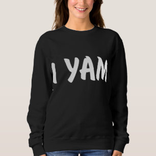 Sweatshirt Chaussures Ma Pomme De Terre Douce Je Yam Joue Cou