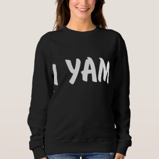Sweatshirt Chaussures Ma Pomme De Terre Douce Je Yam Joue Cou