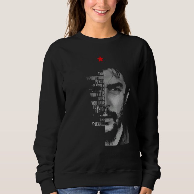Sweatshirt Che Guevara Cuba Rebel Cuba Guerrilla Revolution C (Devant)