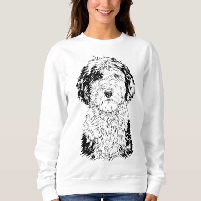 Sweatshirt Cheepadoodle Chien Maman Amoureux des chiens (Devant)