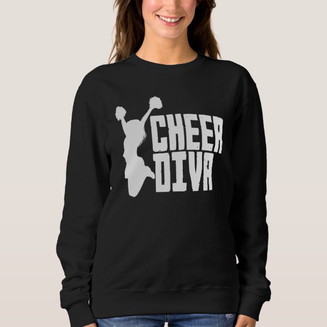 Sweatshirt Cheer Diva  Cheerleading Cheerleader (Devant)
