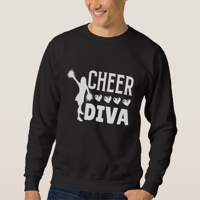 Sweatshirt Cheer Diva Pom-pom girl (Devant)