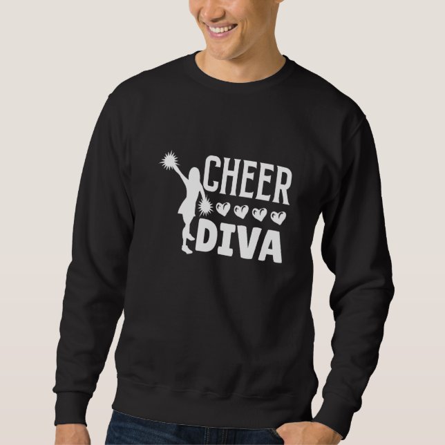Sweatshirt Cheer Diva Pom-pom girl (Devant)
