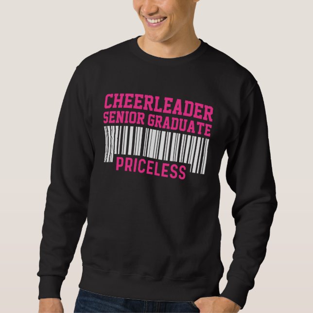 Sweatshirt Cheerleader Cheerleading Cheering Senior Graduatio (Devant)