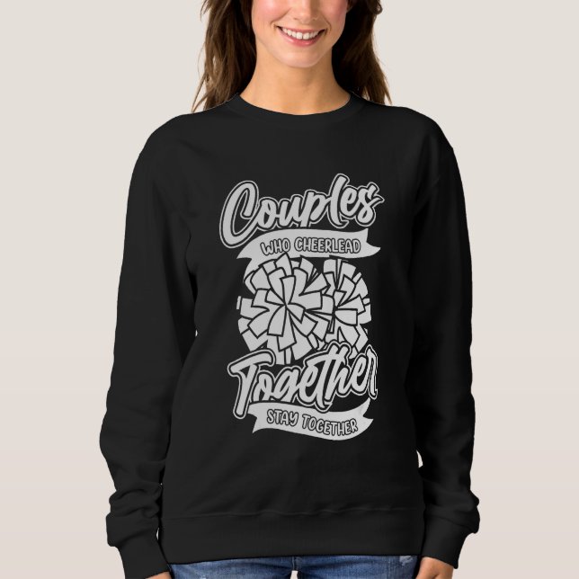 Sweatshirt Cheerleader Couple Cheercaptain  Cheerleading (Devant)