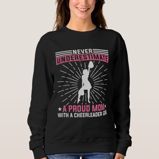 Sweatshirt Cheerleading Mom Cheerleader Cheer Mother s Day (Devant)