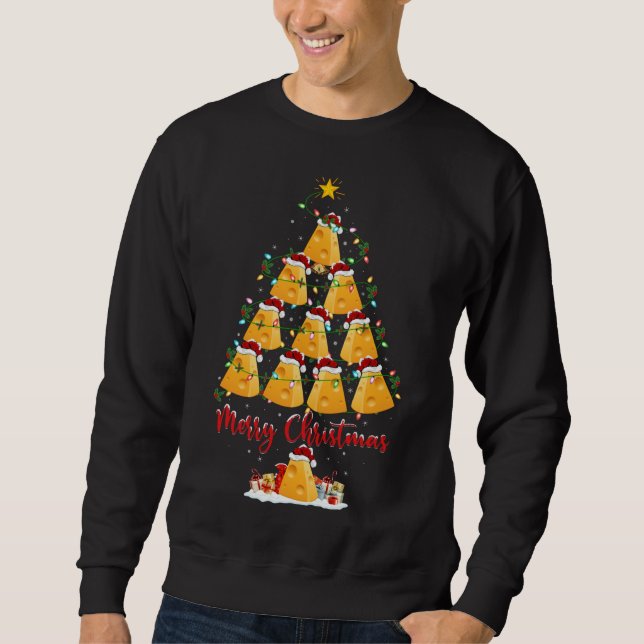 Sweatshirt Cheese Lover Xmas Matching (Devant)