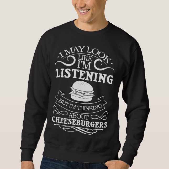 Sweatshirt Cheeseburger Cheese Burger Sandwich Maker (Devant)