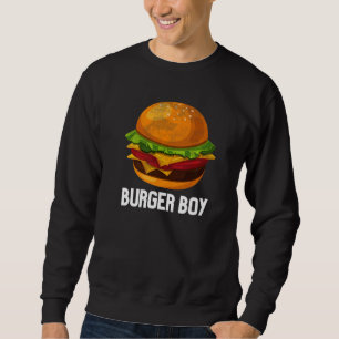 Sweatshirt Cheeseburger Hamburger Fast Food Burger Garçon Cos