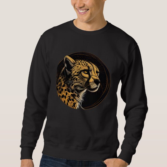 Sweatshirt Cheetah Animal  Wildlife Cheetahs  1 (Devant)