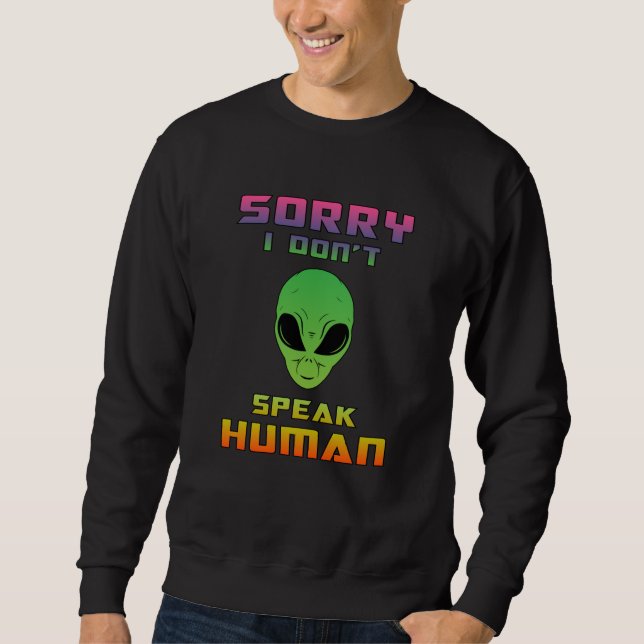 Sweatshirt Chef Alien Ufo Espace Aliens 51 Drôle cadeau (Devant)