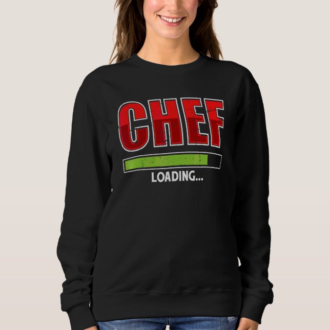 Sweatshirt Chef Chargement Future Cook Cuisine Dit (Devant)