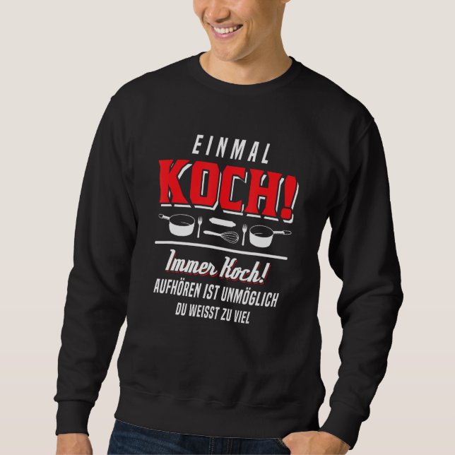 Sweatshirt Chef Cooking Chef Kitchen Cooking Course Chef Work (Devant)