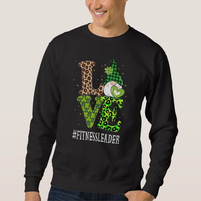Sweatshirt Chef de la condition physique Love Jour de la Sain (Devant)