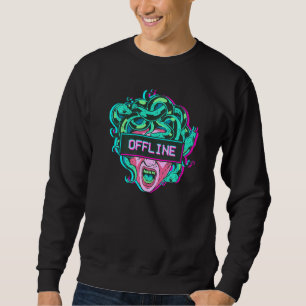 Sweatshirt Chef de serpent Medusa esthétique Hors ligne Gorgo