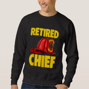 Sweatshirt Chef des pompiers à la retraite Aimer les pompiers
