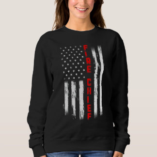Sweatshirt Chef d'incendie Tatoué Drapeau américain cadeaux F