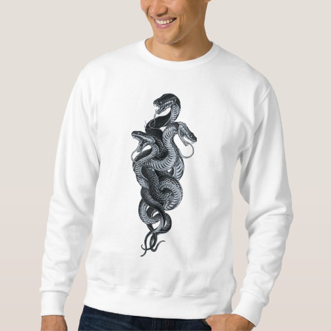 Sweatshirt Chef-d'œuvre du serpent à trois têtes (Devant)