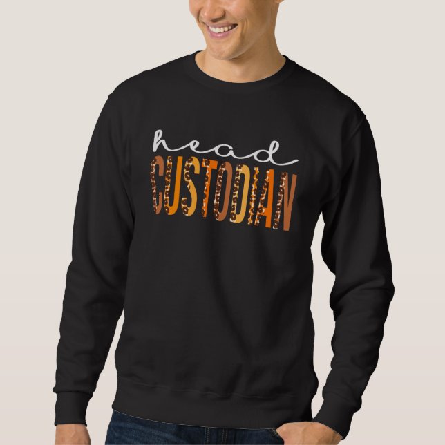 Sweatshirt Chef Gardien Leopard Squad Mignonne Automne Que L' (Devant)