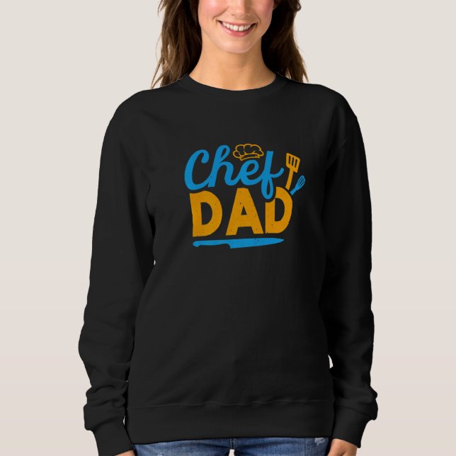 Sweatshirt Chef Papa Sous Chefs Cuisine culinaire Cuisine (Devant)