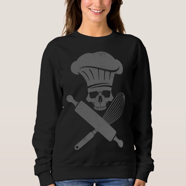 Sweatshirt Chef Pâtissier Cuisine Boulanger (Devant)