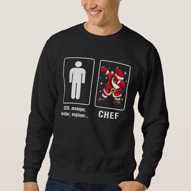 Sweatshirt Chef Père Noël Dab Christmas (Devant)