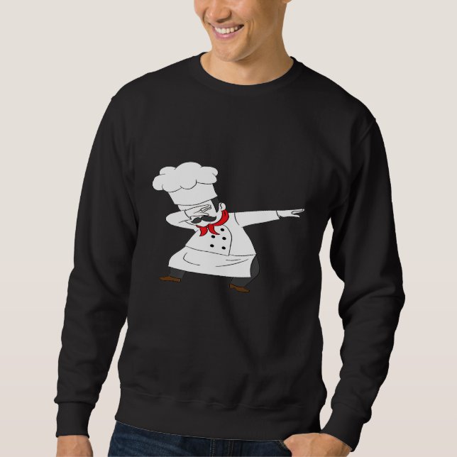 Sweatshirt Chef Pizza Maker Dab (Devant)