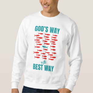 Sweatshirt CHEMIN DE Christian DIEU MEILLEUR MOYEN Sardines