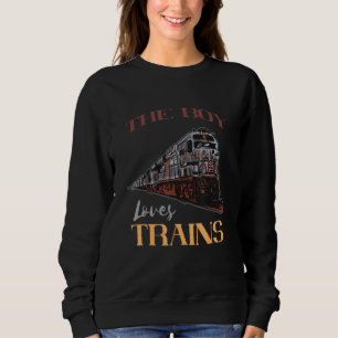 Sweatshirt Chemin de fer Boy Loves Gare Gare Steam Loc