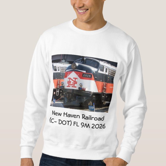 Sweatshirt Chemin de fer de New Haven (POINT de c) FL 9M 2026 (Devant)
