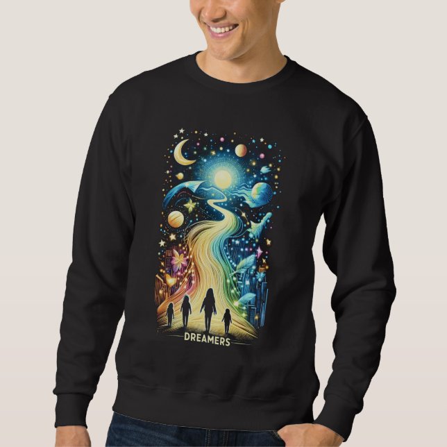 Sweatshirt Chemins légers des rêveurs (Devant)